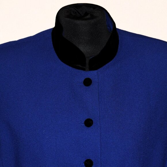 Royal Blue LeSuit Skirt Set Size 14 - Picture 3 of 6